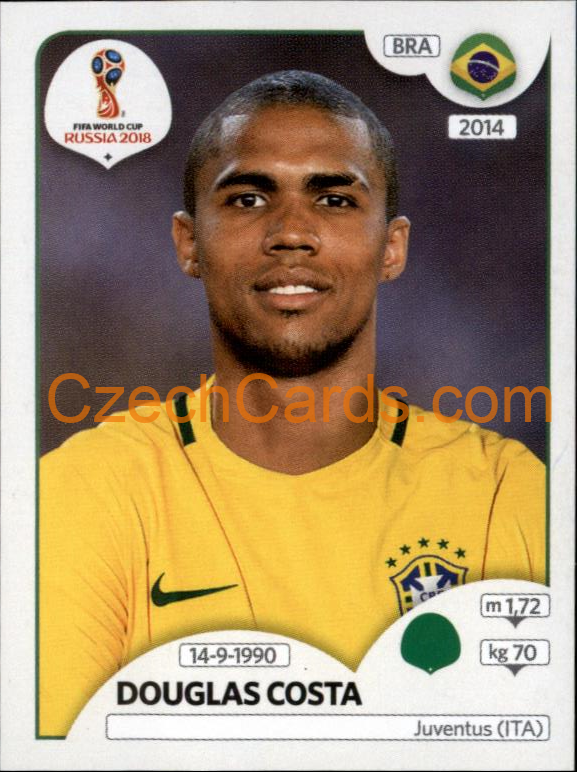 Douglas Costa 2018 Panini World Cup Russia  Black #368