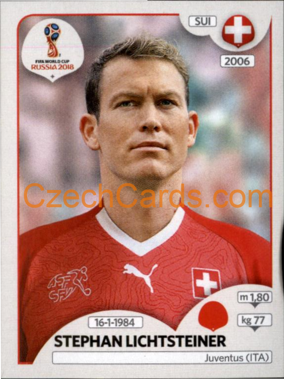Stephan Lichtsteiner 2018 Panini World Cup Russia  Black #375