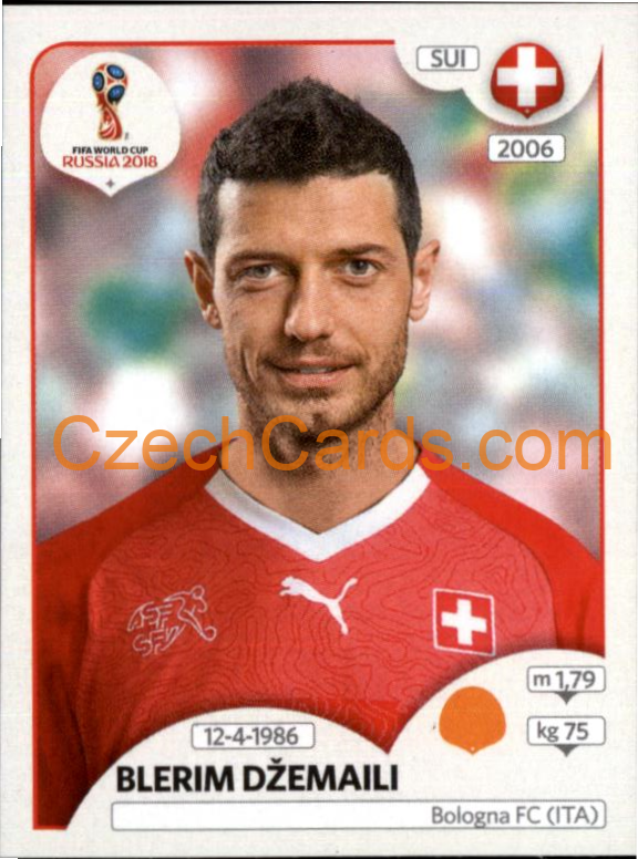Blerim Džemaili 2018 Panini World Cup Russia  Black #383