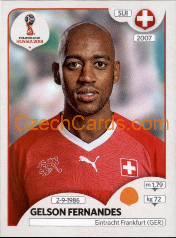 Gélson Fernandes 2018 Panini World Cup Russia  Black #387