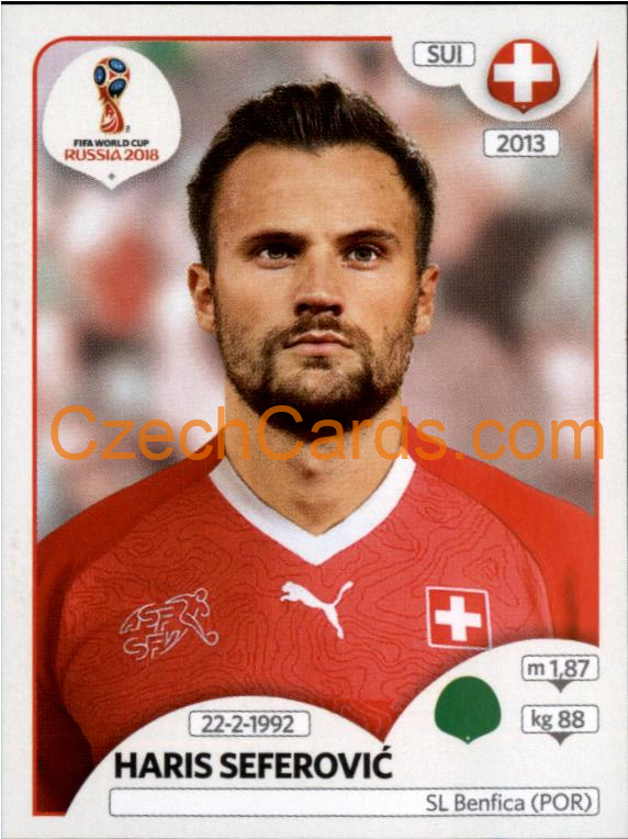 Haris Seferović 2018 Panini World Cup Russia  Black #389
