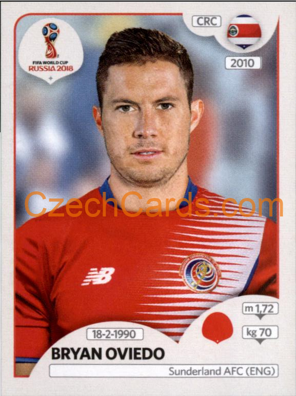 Bryan Oviedo 2018 Panini World Cup Russia  Black #397