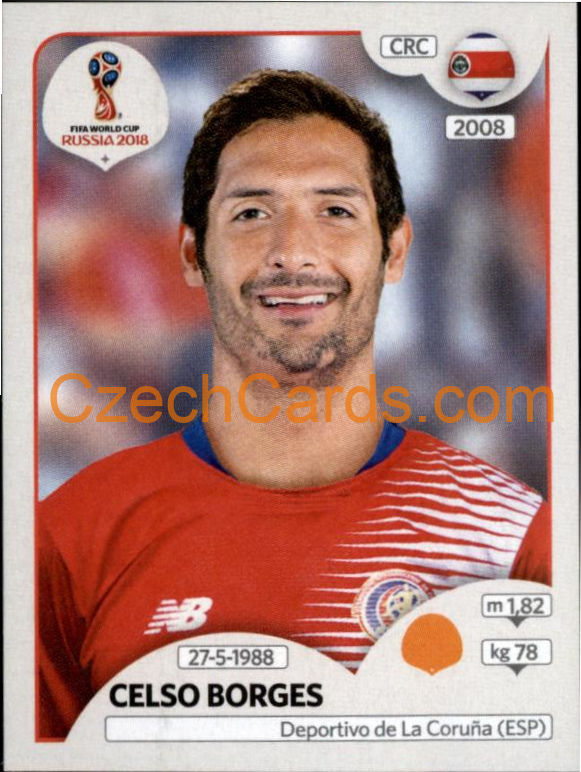 Celso Borges 2018 Panini World Cup Russia Black #404