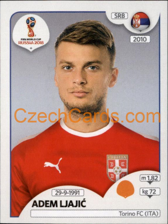 Adem Ljajić 2018 Panini World Cup Russia Black #426