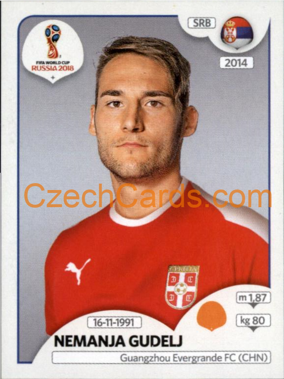Nemanja Gudelj 2018 Panini World Cup Russia Black #427