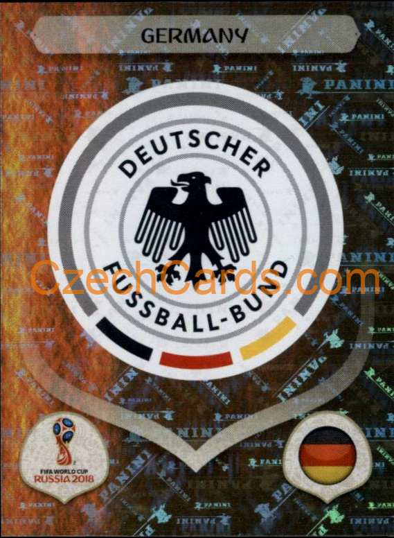 Team Emblem 2018 Panini World Cup Russia metal Black #432