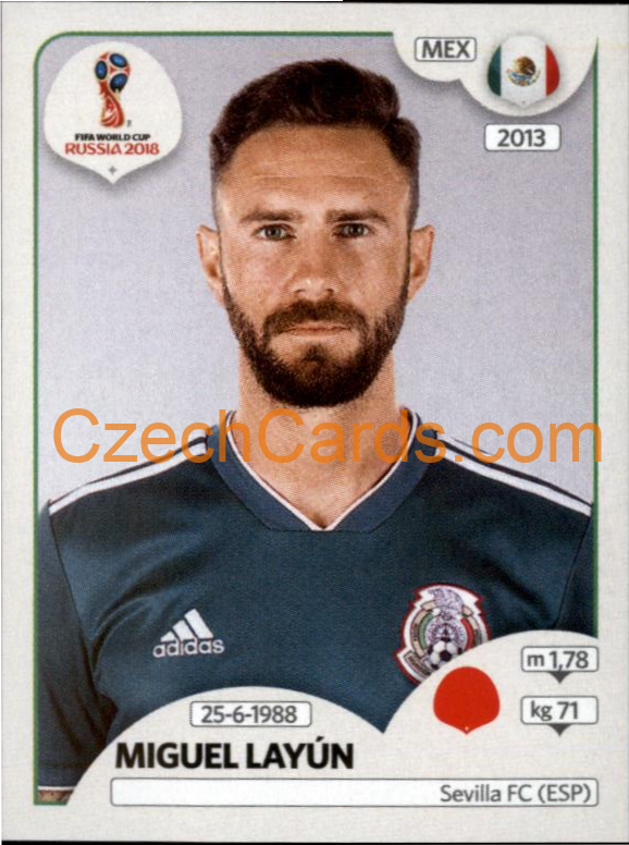 Miguel Layún 2018 Panini World Cup Russia Black #459