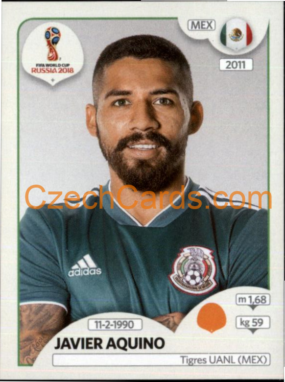 Javier Aquino 2018 Panini World Cup Russia Black #465