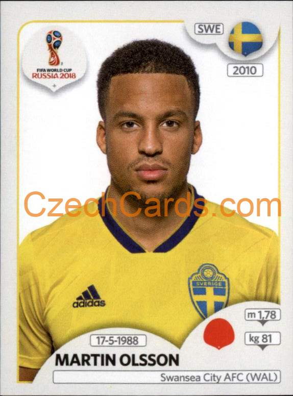 Martin Olsson 2018 Panini World Cup Russia Black #478