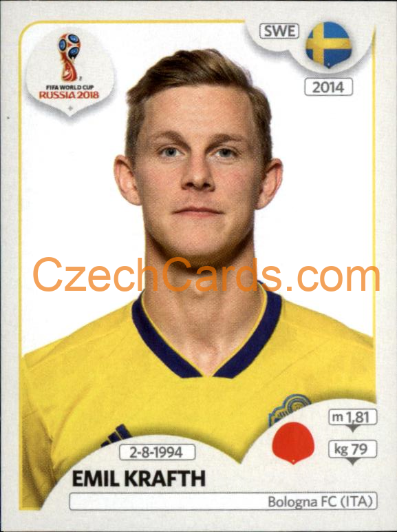 Emil Krafth 2018 Panini World Cup Russia Black #480