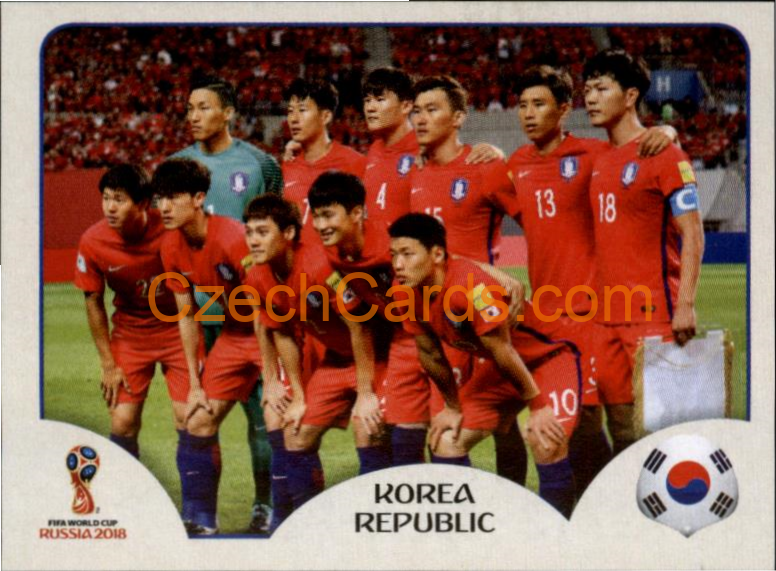 Team Photo 2018 Panini World Cup Russia Black #493