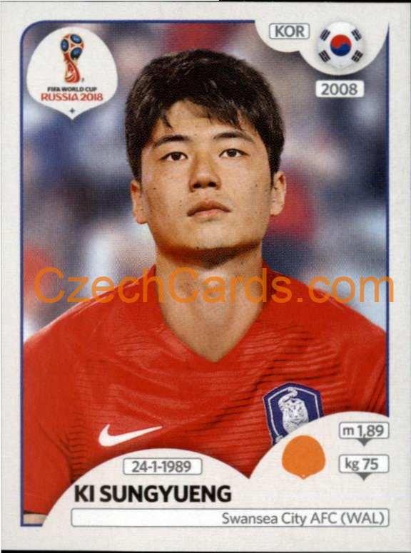 Ki Sungyueng 2018 Panini World Cup Russia Black #502