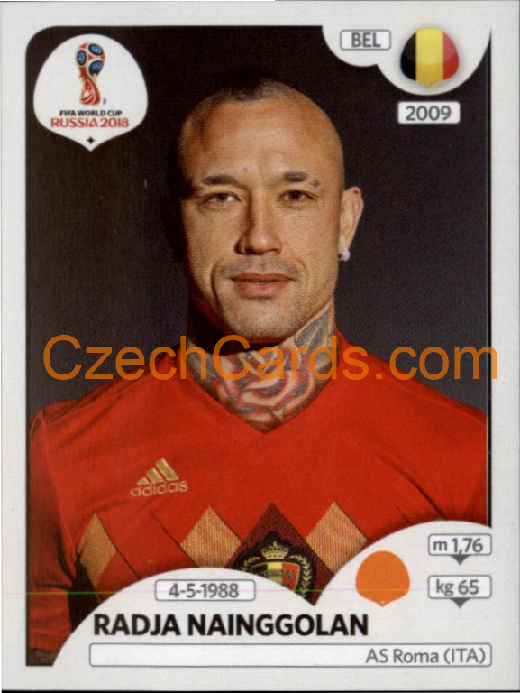 Radja Nainggolan 2018 Panini World Cup Russia Black #521