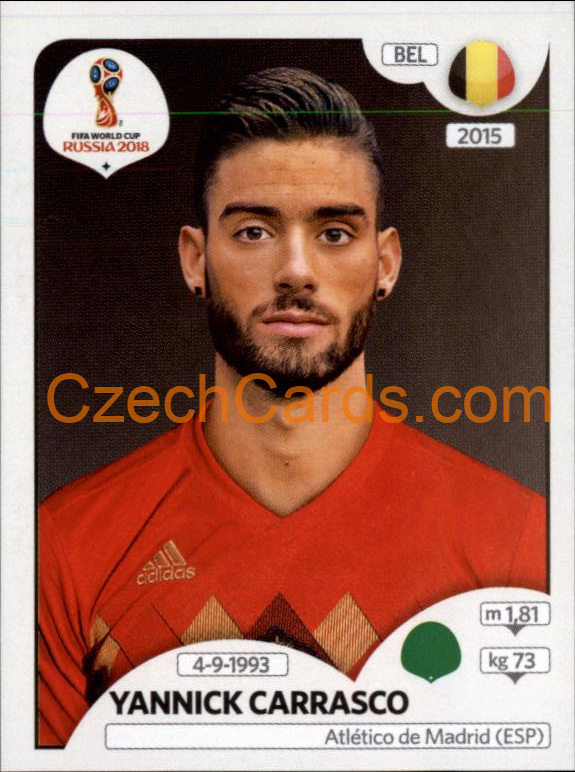 Yannick Carrasco 2018 Panini World Cup Russia Black #528