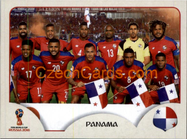 Team Photo 2018 Panini World Cup Russia Black #533