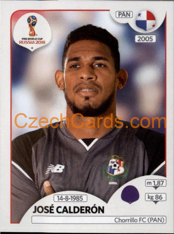 José Calderón 2018 Panini World Cup Russia Black #535