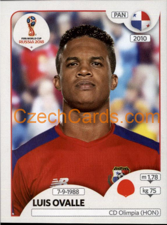 Luis Ovalle 2018 Panini World Cup Russia Black #541