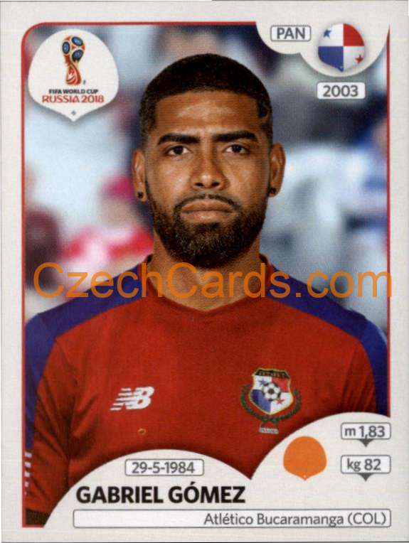 Gabriel Gómez 2018 Panini World Cup Russia Black #543