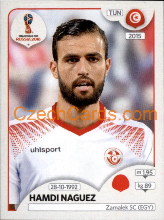 Hamdi Nagguez 2018 Panini World Cup Russia Black #558