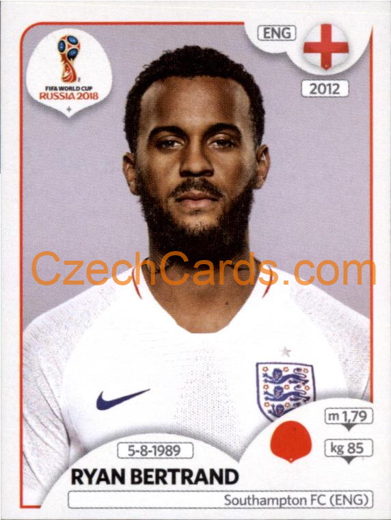Ryan Bertrand 2018 Panini World Cup Russia Black #579
