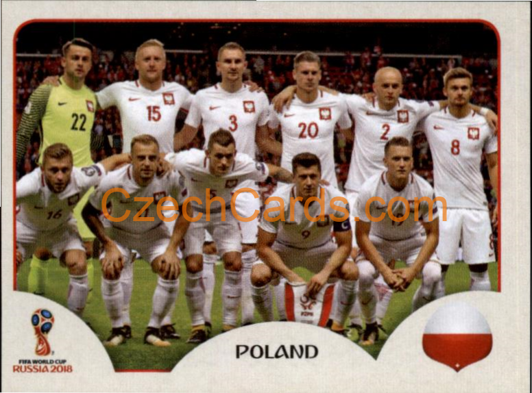 Team Photo 2018 Panini World Cup Russia Black #593