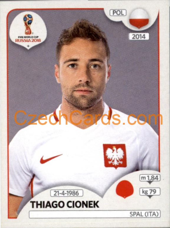 Thiago Cionek 2018 Panini World Cup Russia Black #599