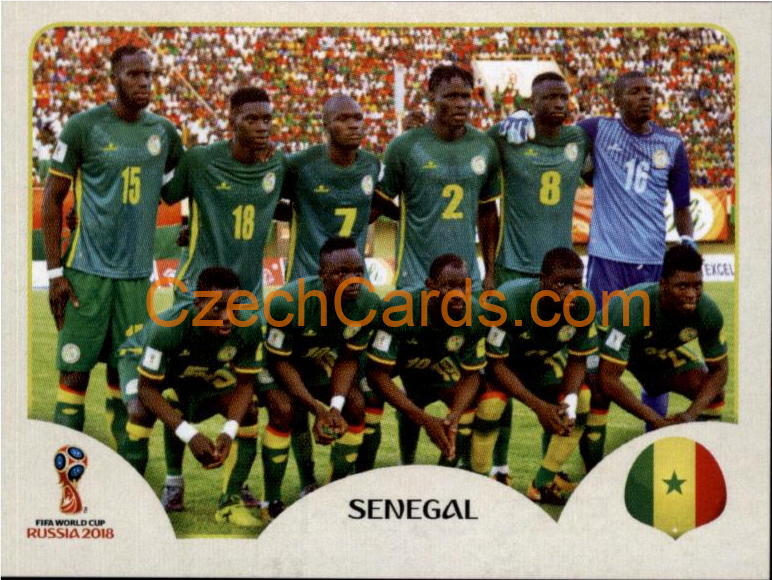 Team Photo 2018 Panini World Cup Russia Black #613