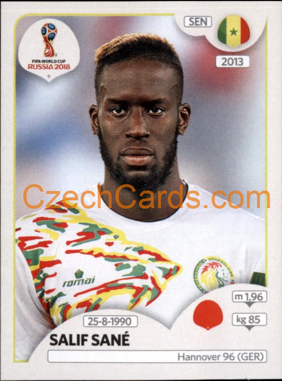 Salif Sané 2018 Panini World Cup Russia Black #618