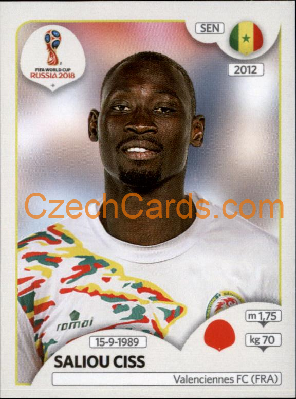 Saliou Ciss 2018 Panini World Cup Russia Black #619