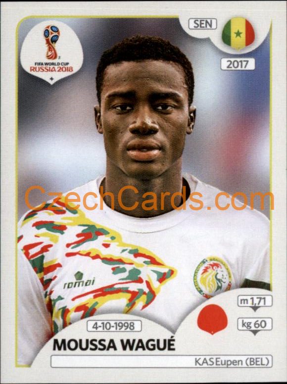 Moussa Wagué 2018 Panini World Cup Russia Black #620