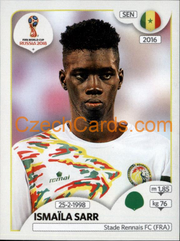 Ismaïla Sarr 2018 Panini World Cup Russia Black #630