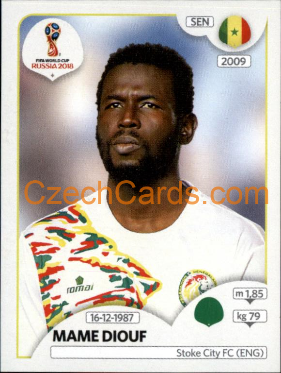Mame Diouf 2018 Panini World Cup Russia Black #631