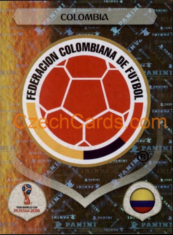Team Emblem 2018 Panini World Cup Russia metal Black #632