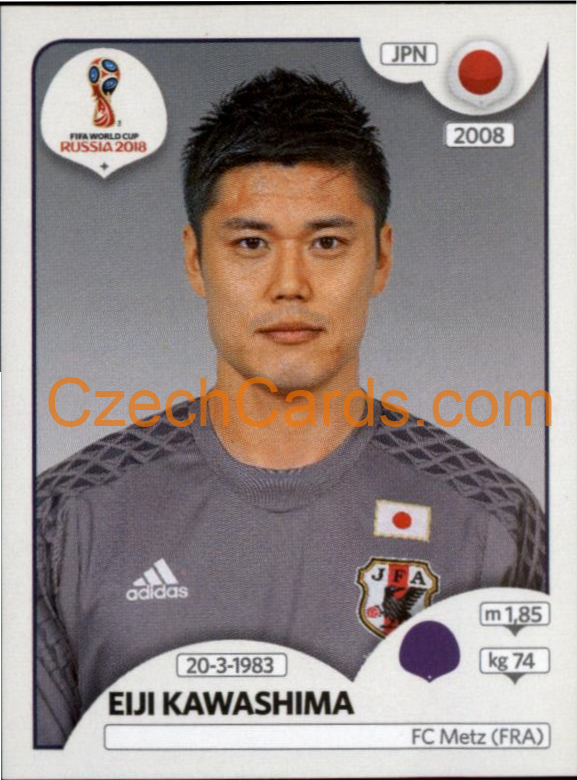 Eiji Kawashima 2018 Panini World Cup Russia Black #654