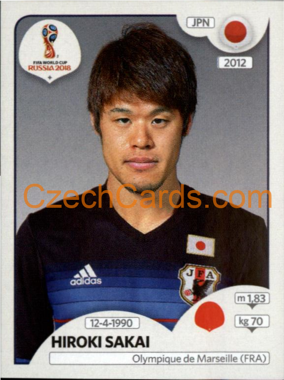 Hiroki Sakai 2018 Panini World Cup Russia Black #658