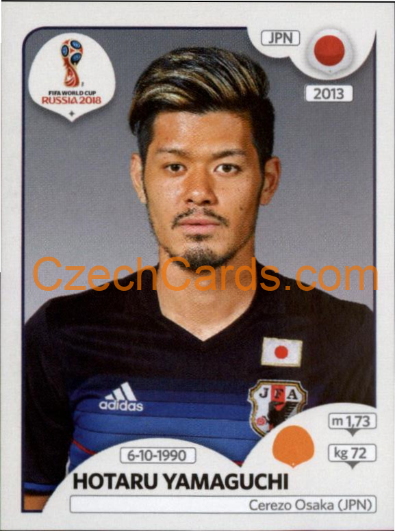 Hotaru Yamaguchi 2018 Panini World Cup Russia Black #662