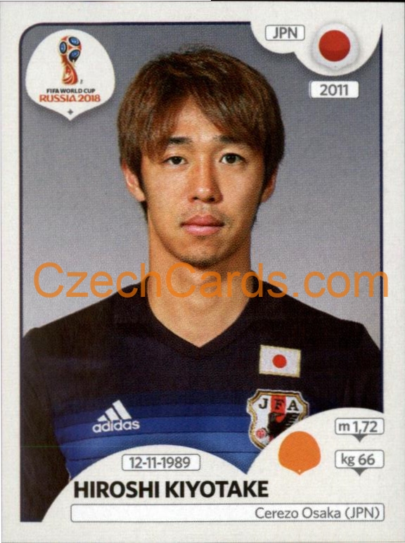 Hiroshi Kiyotake 2018 Panini World Cup Russia Black #665