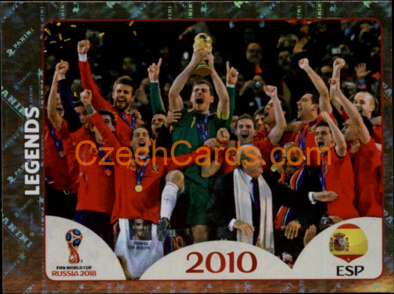 FIFA World Cup Legends 2018 Panini World Cup Russia Black #679