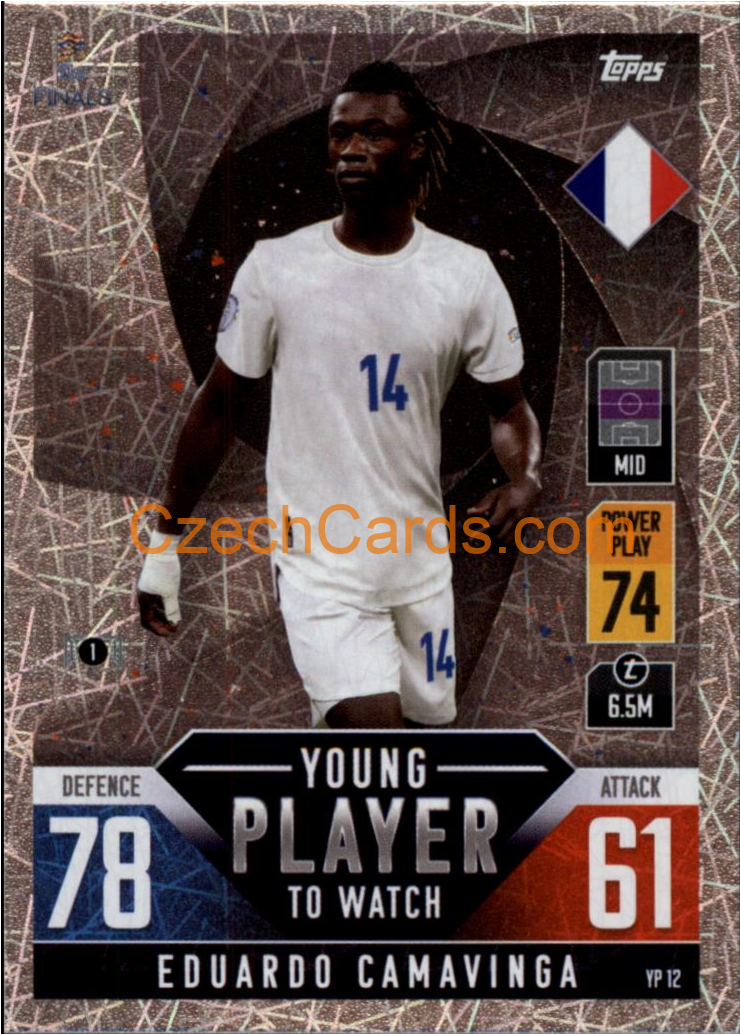 Eduardo Camavinga 2022/23 Match Attax 101 Young Player #YP12