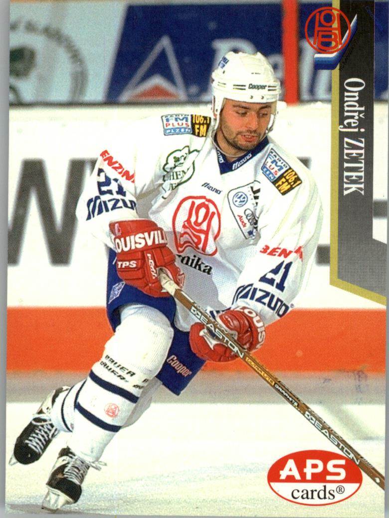 Ondřej Zetek APS 97/98 hokejová karta #179