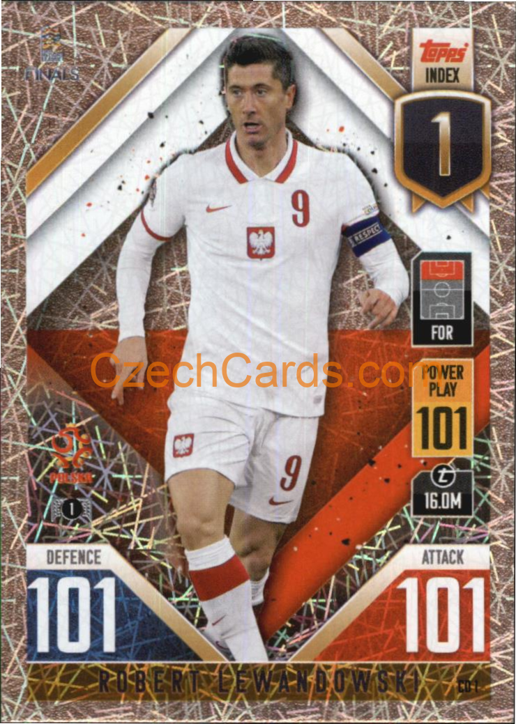 Robert Lewandowski 2022/23 Match Attax 101 #CD1