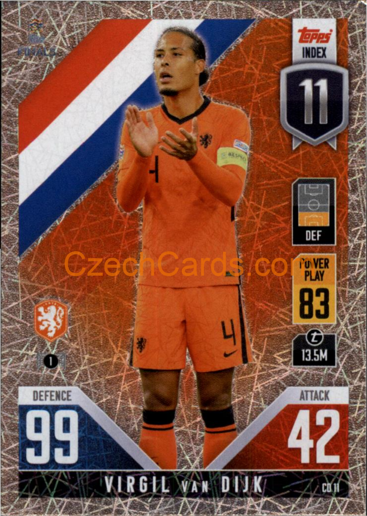 Virgil van Dijk 2022/23 Match Attax 101 #CD11