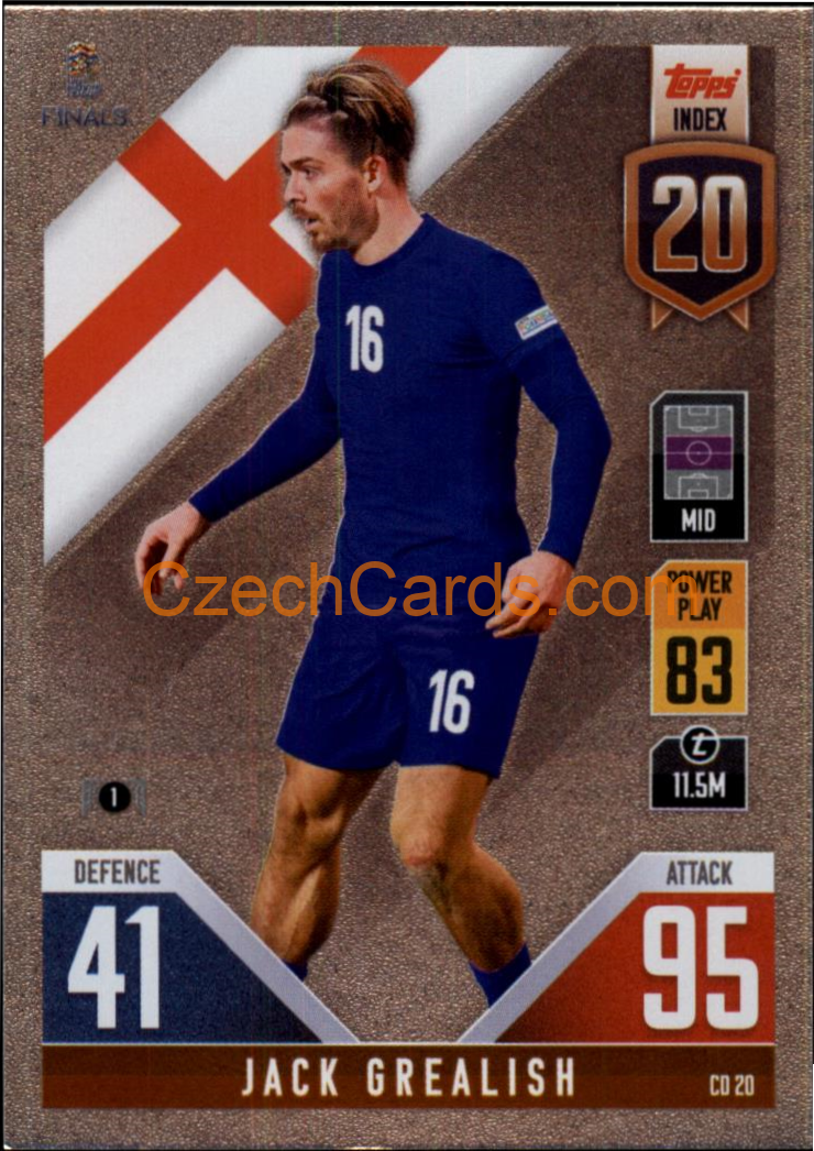 Jack Grealish 2022/23 Match Attax 101 #CD20