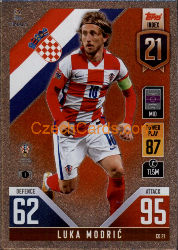 Luka Modrić 2022/23 Match Attax 101 #CD21