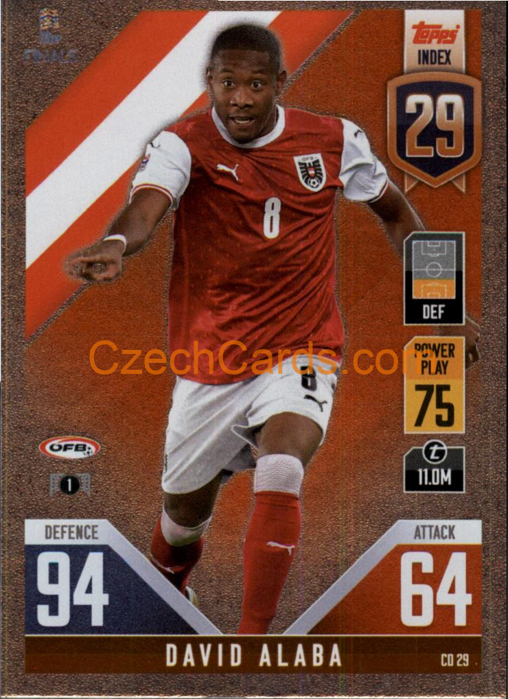 David Alaba 2022/23 Match Attax 101 #CD29