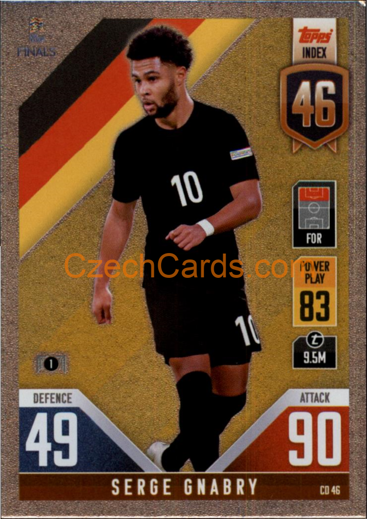 Serge Gnabry 2022/23 Match Attax 101 #CD46