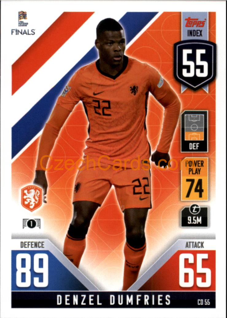 Denzel Dumfries 2022/23 Match Attax 101 #CD55