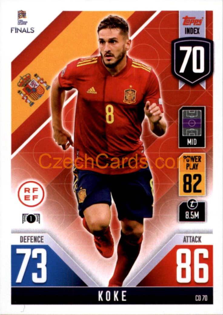 Koke 2022/23 Match Attax 101 #CD70