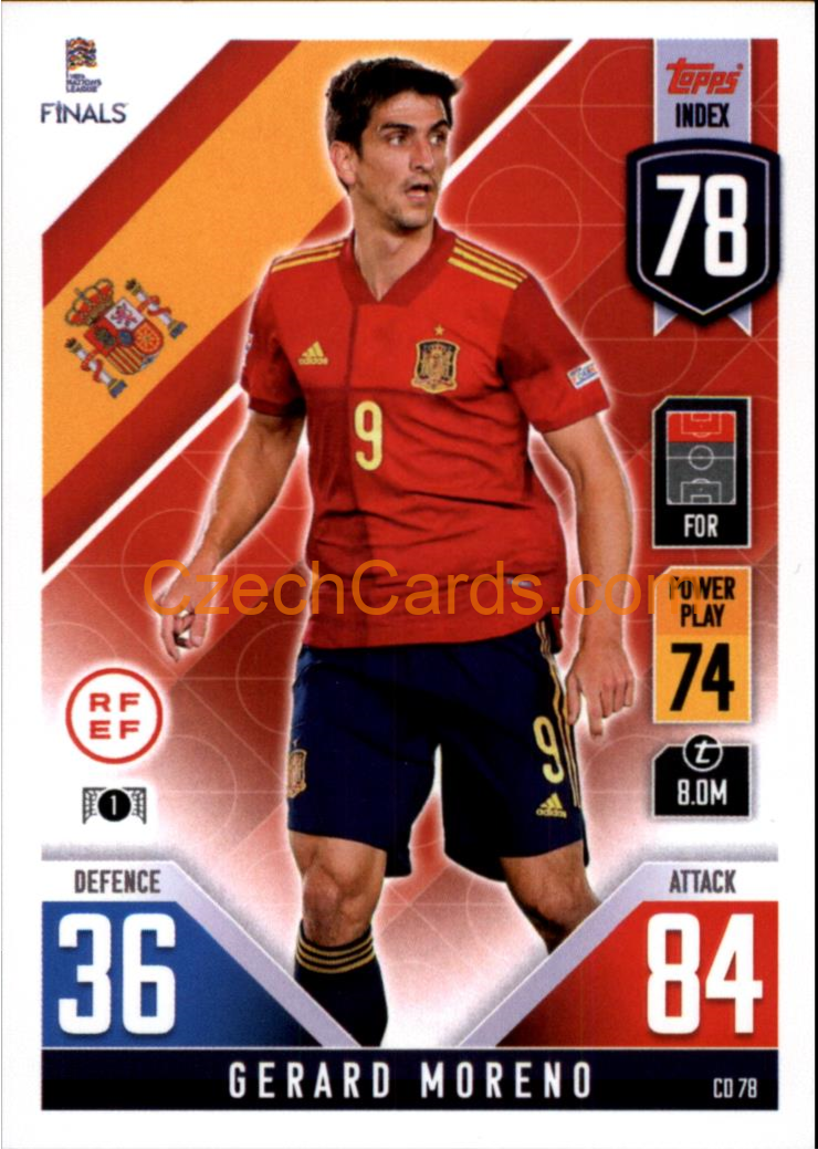 Gerard Moreno 2022/23 Match Attax 101 #CD78
