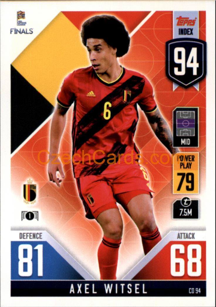 Axel Witsel 2022/23 Match Attax 101 #CD94